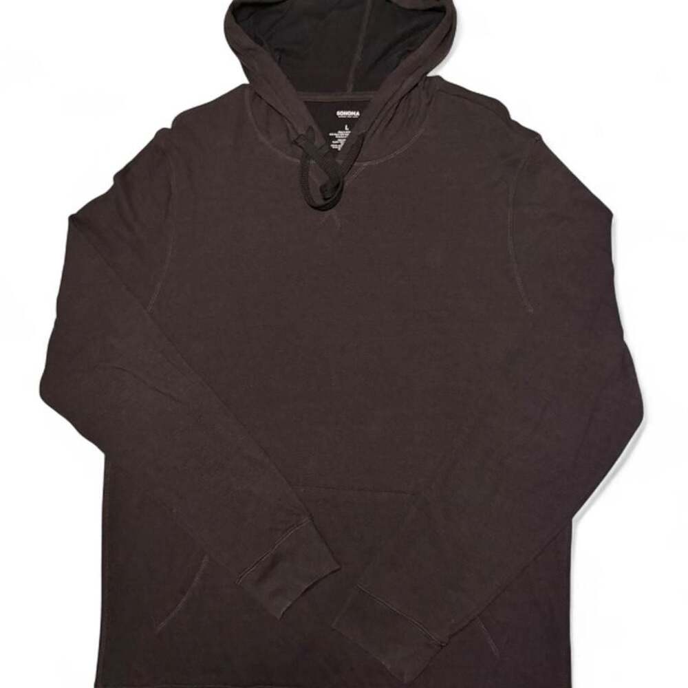 Sonoma Goods for Life Black Hoodie Sweatshirt Size L